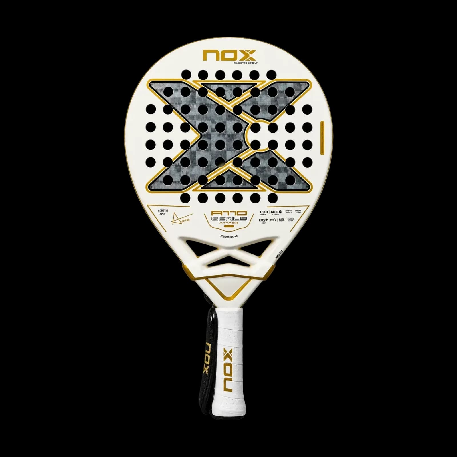 NOX AT10 Luxury Genius Attack 18K Alum 2025 — Agustín Tapia